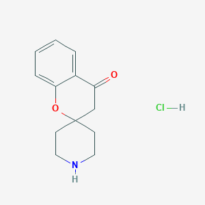 molecular formula C13H16ClNO2 B063520 Spiro[chroman-2,4'-piperidin]-4-one hydrochloride CAS No. 159635-39-9