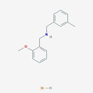 molecular formula C16H20BrNO B6352036 (2-Methoxybenzyl)(3-methylbenzyl)amine hydrobromide;  95% CAS No. 1609406-41-8