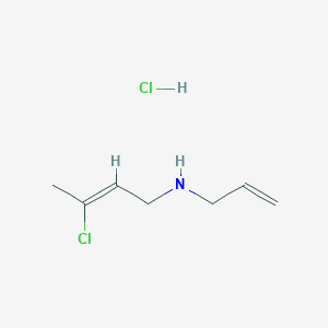 (2Z)-N-Allyl-3-chloro-2-buten-1-amine hydrochloride