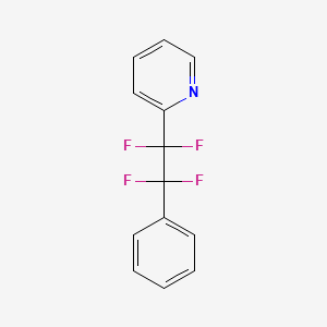 molecular formula C13H9F4N B6352186 2-(1,1,2,2-Tetrafluoro-2-phenylethyl)pyridine CAS No. 1378261-29-0