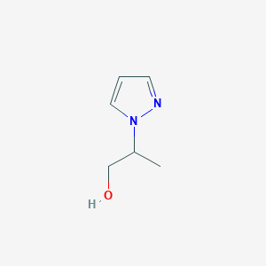 molecular formula C6H10N2O B063523 2-(1H-pyrazol-1-yl)propan-1-ol CAS No. 191725-73-2