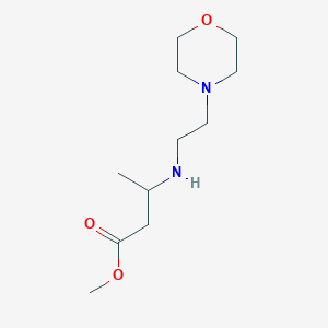 Methyl 3-{[2-(morpholin-4-yl)ethyl]amino}butanoate