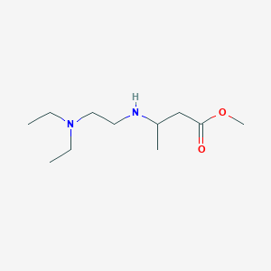molecular formula C11H24N2O2 B6352347 Methyl 3-{[2-(diethylamino)ethyl]amino}butanoate CAS No. 1155162-02-9
