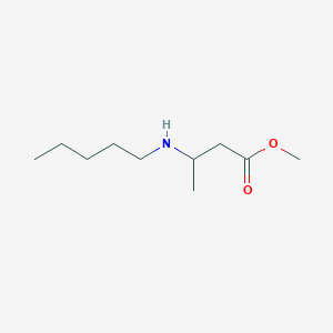 molecular formula C10H21NO2 B6352387 Methyl 3-(pentylamino)butanoate CAS No. 1153450-11-3