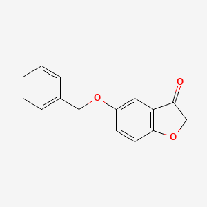 molecular formula C15H12O3 B6352440 5-Benzyloxy-benzofuran-3-one, 95% CAS No. 944904-36-3