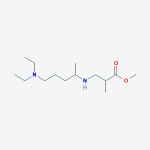 molecular formula C14H30N2O2 B6352488 Methyl 3-{[5-(diethylamino)pentan-2-yl]amino}-2-methylpropanoate CAS No. 1154159-80-4