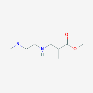 molecular formula C9H20N2O2 B6352527 Methyl 3-{[2-(dimethylamino)ethyl]amino}-2-methylpropanoate CAS No. 1154917-61-9