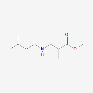 Methyl 2-methyl-3-[(3-methylbutyl)amino]propanoate