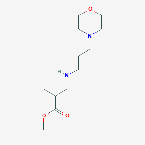 Methyl 2-methyl-3-{[3-(morpholin-4-yl)propyl]amino}propanoate