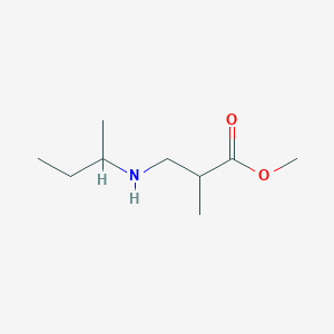 Methyl 3-[(butan-2-yl)amino]-2-methylpropanoate;  95%