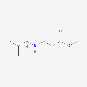 Methyl 2-methyl-3-[(3-methylbutan-2-yl)amino]propanoate;  95%