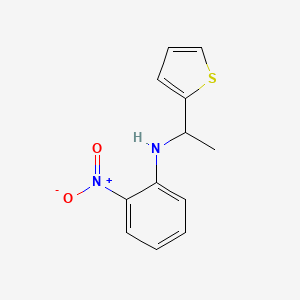 2-Nitro-N-[1-(thiophen-2-yl)ethyl]aniline