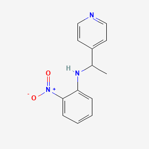 2-Nitro-N-[1-(pyridin-4-yl)ethyl]aniline
