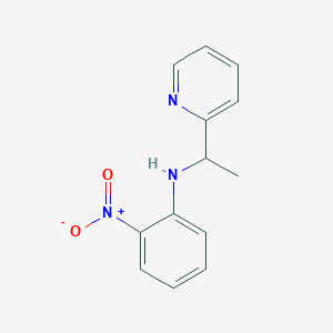 2-Nitro-N-[1-(pyridin-2-yl)ethyl]aniline