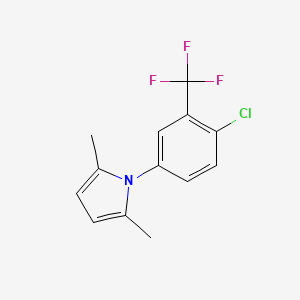 1-(4-Chloro-3-(trifluoromethyl)phenyl)-2,5-dimethyl-1H-pyrrole
