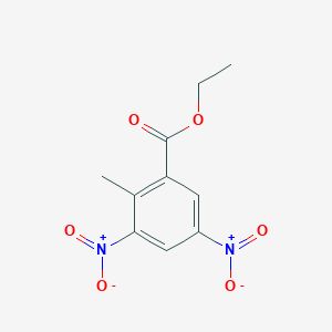 molecular formula C10H10N2O6 B6352684 2-Methyl-3,5-dinitro-benzoic acid ethyl ester, 97% CAS No. 854646-60-9