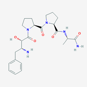 molecular formula C23H33N5O5 B063527 Apstatin CAS No. 160470-73-5