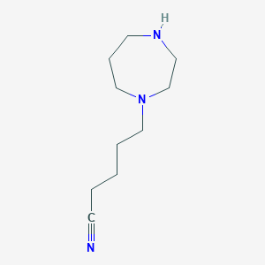 5-(1,4-Diazepan-1-yl)pentanenitrile