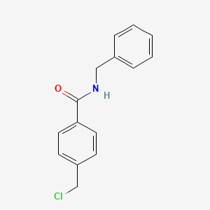 molecular formula C15H14ClNO B6352761 N-Benzyl-4-(chloromethyl)benzamide CAS No. 334709-06-7