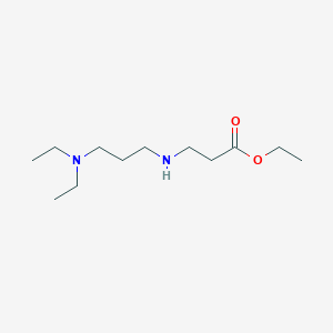 molecular formula C12H26N2O2 B6352826 Ethyl 3-{[3-(diethylamino)propyl]amino}propanoate CAS No. 92036-91-4
