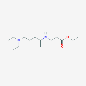 molecular formula C14H30N2O2 B6352836 Ethyl 3-{[5-(diethylamino)pentan-2-yl]amino}propanoate CAS No. 1099651-83-8