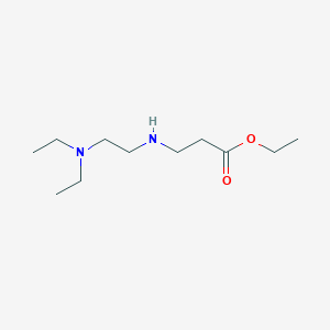 molecular formula C11H24N2O2 B6352858 Ethyl 3-{[2-(diethylamino)ethyl]amino}propanoate CAS No. 1099610-57-7