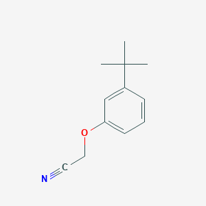 molecular formula C12H15NO B6352886 (3-tert-Butyl-phenoxy)-acetonitrile CAS No. 1097822-75-7