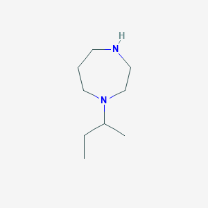 molecular formula C9H20N2 B6352925 1-(Butan-2-yl)-1,4-diazepane CAS No. 1038243-91-2