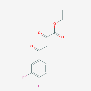 Ethyl 4-(3,4-difluorophenyl)-2,4-dioxobutanoate