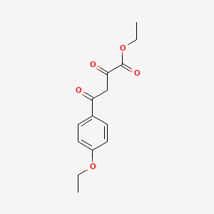 molecular formula C14H16O5 B6352955 Ethyl 4-(4-ethoxyphenyl)-2,4-dioxobutanoate CAS No. 1019379-40-8