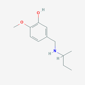 5-{[(Butan-2-yl)amino]methyl}-2-methoxyphenol
