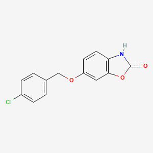 6-(4-Chlorobenzyloxy)benzo[d]oxazol-2(3H)-one