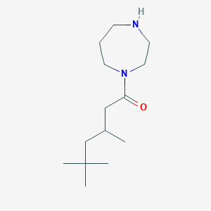 molecular formula C14H28N2O B6353163 1-(1,4-Diazepan-1-yl)-3,5,5-trimethylhexan-1-one CAS No. 1094309-88-2