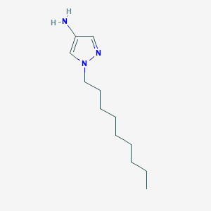 molecular formula C12H23N3 B6353178 1-Nonyl-1H-pyrazol-4-amine CAS No. 1152512-48-5