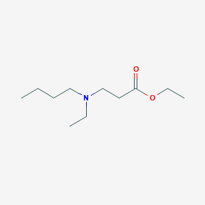 molecular formula C11H23NO2 B6353243 Ethyl 3-[butyl(ethyl)amino]propanoate CAS No. 1094714-36-9