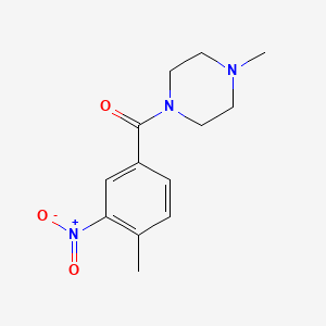 (4-Methyl-3-nitrophenyl)(4-methylpiperazin-1-yl)methanone