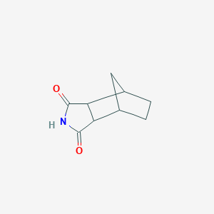 molecular formula C9H11NO2 B6353369 Bicyclo[2.2.1]heptane-2,3-dicarboximide CAS No. 6713-41-3