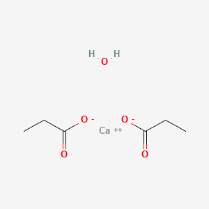 molecular formula C6H12CaO5 B6353402 Calcium propionate hydrate, 97% CAS No. 56744-45-7