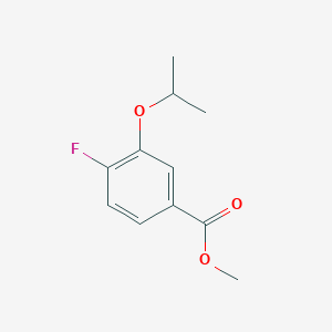 molecular formula C11H13FO3 B6353420 4-Fluoro--3-isopropoxybenzoic acid methyl ester CAS No. 869990-48-7
