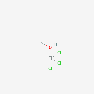 molecular formula C2H6Cl3OTi B6353434 (Ethoxy)titanium(IV) trichloride, 95% CAS No. 3112-67-2
