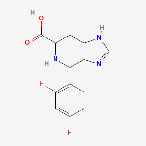 4-(2,4-Difluorophenyl)-3H,4H,5H,6H,7H-imidazo[4,5-c]pyridine-6-carboxylic acid