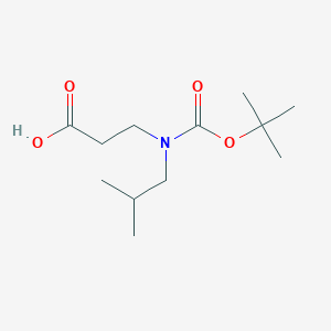 3-{[(t-Butoxy)carbonyl](2-methylpropyl)amino}propanoic acid