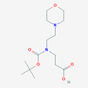 3-{[(t-Butoxy)carbonyl][2-(morpholin-4-yl)ethyl]amino}propanoic acid