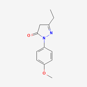 3-Ethyl-1-(4-methoxyphenyl)-4,5-dihydro-1H-pyrazol-5-one