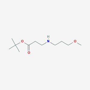 molecular formula C11H23NO3 B6353544 tert-Butyl 3-[(3-methoxypropyl)amino]propanoate CAS No. 1049162-30-2