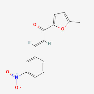 (2E)-1-(5-Methylfuran-2-yl)-3-(3-nitrophenyl)prop-2-en-1-one