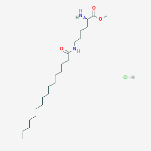 molecular formula C23H47ClN2O3 B6353595 H-L-Lys(Palm)-OMe*HCl CAS No. 890026-44-5