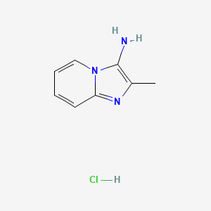 molecular formula C8H10ClN3 B6353676 2-Methylimidazo[1,2-a]pyridin-3-amine hydrochloride CAS No. 34164-99-3