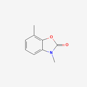 molecular formula C9H9NO2 B6353763 3,7-Dimethylbenzo[d]oxazol-2(3H)-one CAS No. 1267216-41-0