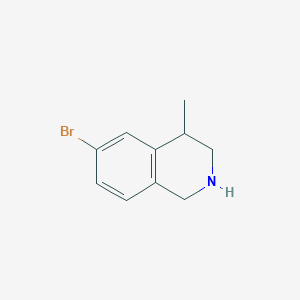 molecular formula C10H12BrN B6353785 6-溴-4-甲基-1,2,3,4-四氢异喹啉 CAS No. 1710696-27-7
